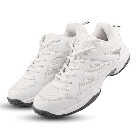 FUEL Snow Lightweight & Durable Lace-Up Sports Shoes for Men's (White ...
