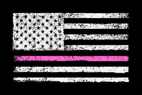 Pink American Flag
