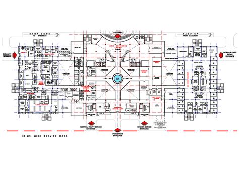 Hospital Plan Layout Hospital Plans Hospital Floor Plan Hospital ...