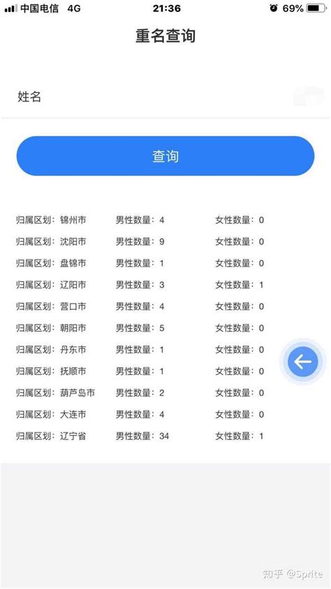 重名查询怎么查? - 知乎