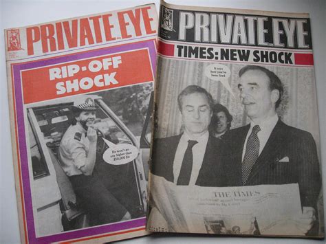 Rupert Murdoch: Private Eye [British Satirical Magazine] 8 copies from ...