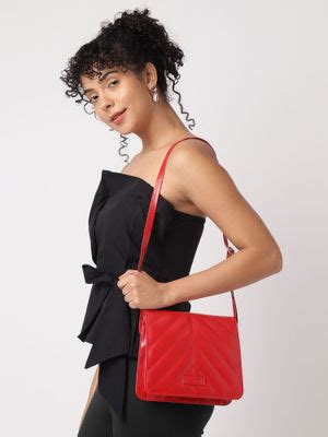 Buy Fastrack Luscious Red Brunch Sling Bag for Women Online
