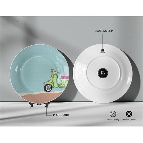 Scooter: Buy Premium Quality Decorative Art Plates Online – Dessine Art