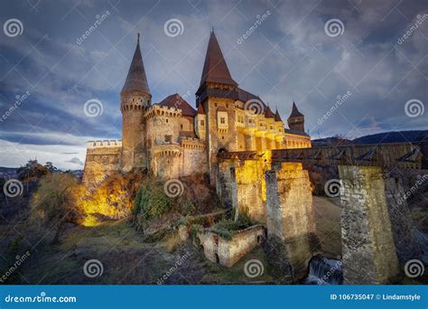 Corvin`s Hunyadi Castle In Hunedoara, Romania Royalty-Free Stock Photo ...