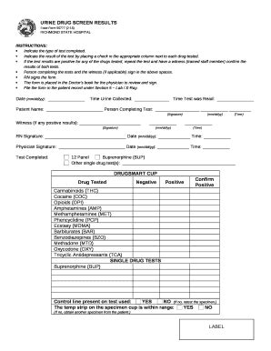 Indicate the type of test completed template - s in Doc Template ...