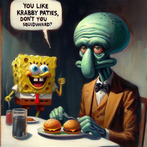 You like Krabby Patties, don't you Squidward? : r/spongebob