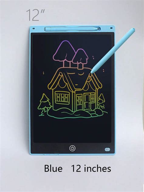 لوحة كتابة إلكترونية 12 بوصة، لوحة رسم، شاشة LCD، لوحة كتابة رقمية ...
