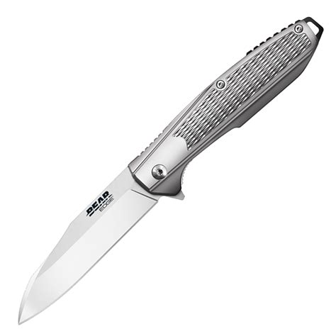 Bear Edge Stainless Steel Reverse Tanto Flipper | Red Hill Cutlery