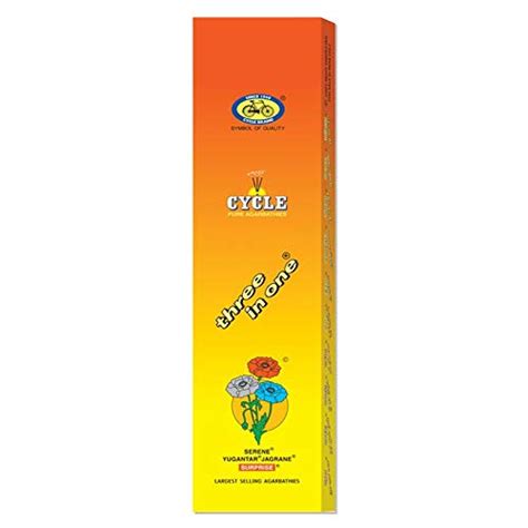 Cycle Pure Three in One Incense Sticks, 50 g [Pack of 6] (TNTT ...
