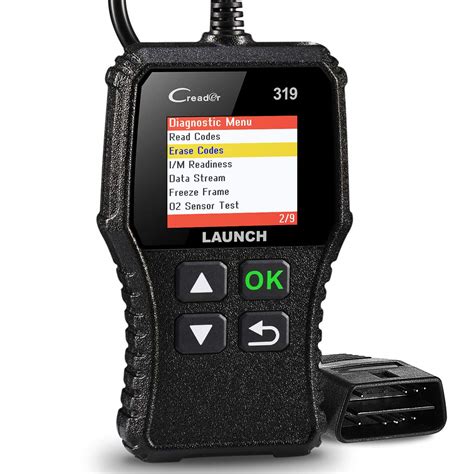 Launch Obd2 Scanner Cr319 Code Reader Universal Automotive Engine Light ...