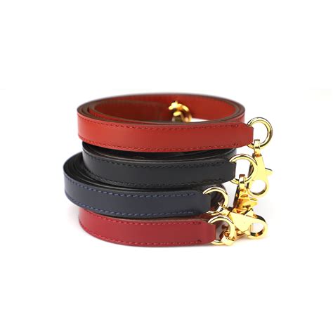 16mm Box Leather Bag Strap With Kelly Clasps: Crossbody Replacement ...