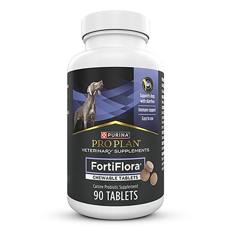 Purina Pro Plan Veterinary Supplements FortiFlora Chewable Tablet ...