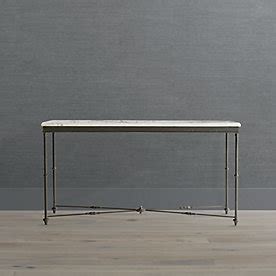 Tivoli Rectangular Coffee Table with Carrara Marble Top & Antiqued Iron ...