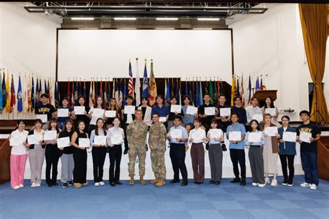 US Army in Japan team recognizes successful Japanese college intern ...