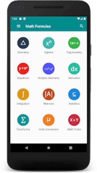 Math Formulas App 的图像结果