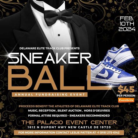 Delaware Elite Track Club Sneaker Ball Fundraiser, The Palacio Event ...