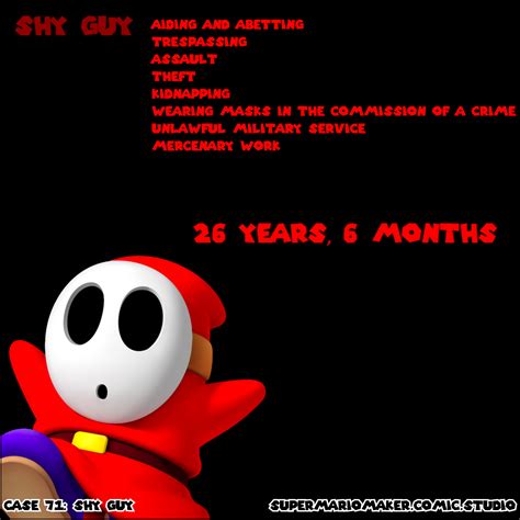 Case 71: Shy Guy - Comic Studio