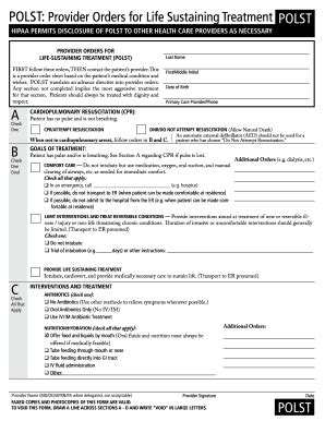 2017-2026 MN POLST Form Fill Online, Printable, Fillable, Blank - pdfFiller