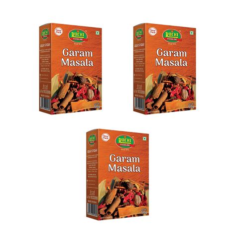 Ruchi Garam Masala 150g (3x50g) – Authentic Spice Blend | Baramaja ...
