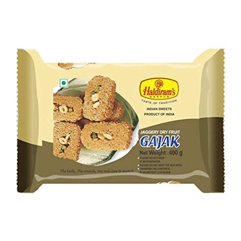 Haldiram's Nagpur Haldirams Nagpur Gajak Jaggery Dry Fruit - Pack of 2 ...