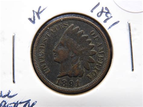 1891 Indian Head Penny Auction