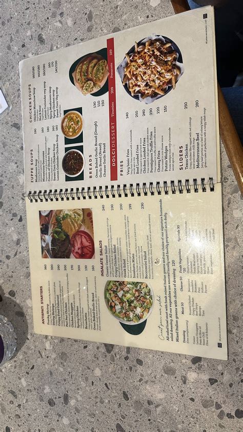 Menu at Takos Restaurant, Kannur