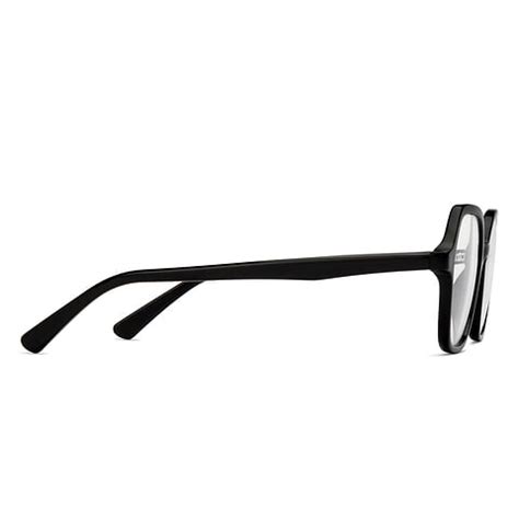 Buy Blue Block Zero Power Screen Glasses : Black Full Rim Geometric ...