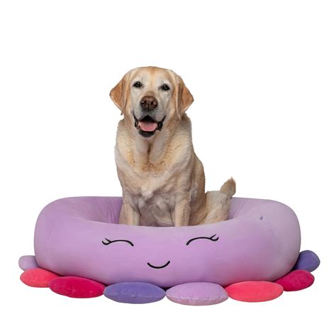 Squishmallows Original 36-Inch Beula The Octopus Pet Bed - Extra Large ...