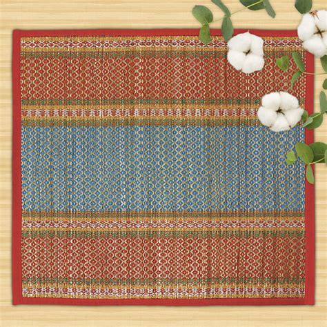 Buy HOKIPO® Natural River Grass Handcrafted Pooja Floor Mats/Meditation ...