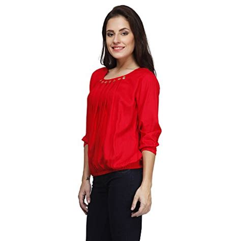 Buy Printemps Women'S Red Tops(Skkt76C-M_Red_Medium) at Amazon.in