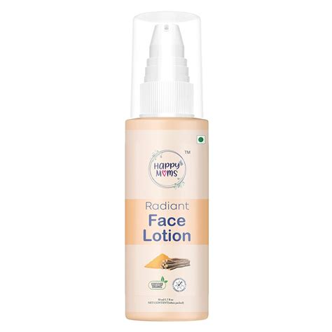 Happy Moms Radiant Face Lotion - Certified Organic, Non Sticky, Reduces ...