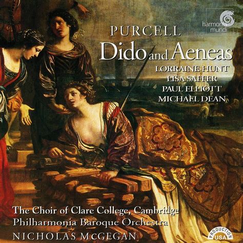 ‎Purcell: Dido and Aeneas de Philharmonia Baroque Orchestra, Nicholas ...