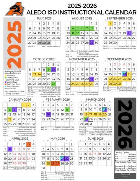 Aledo ISD: Board approves 2025-26 instructional calendar | The ...