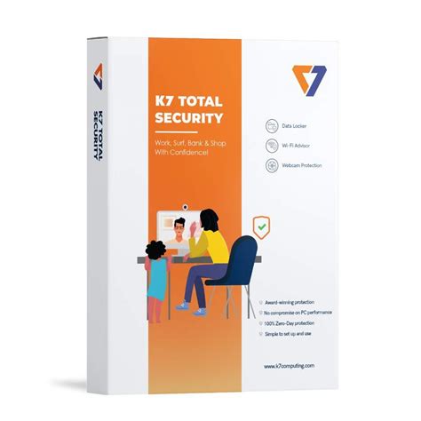 K7 Total Antivirus Security 1 User 1 Year
