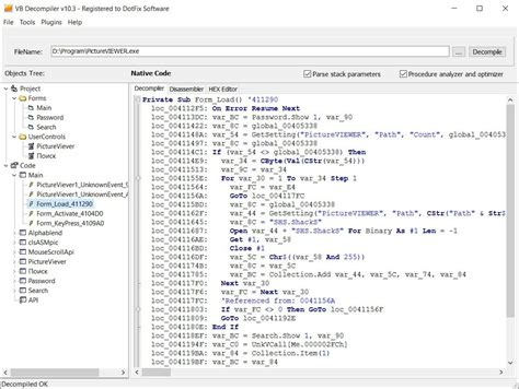 Visual Basic Full Decompiler 的图像结果