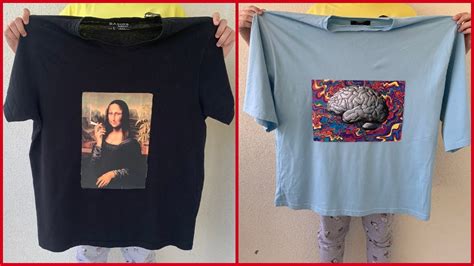 How To Put pictures On T-shirts (No Transfer Paper) - YouTube