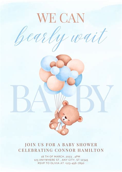 Blank Free Printable Blank Baby Shower Invitations Boy Shop Stores ...