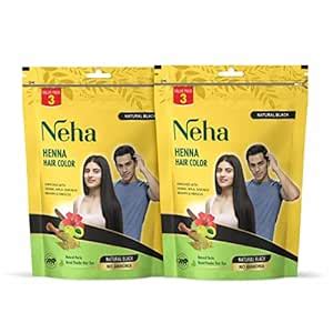 Buy Neha Henna Hair Color - Value Pack 3, 15g Each (Pack of 2) (Natural ...