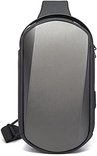 BANGE Water Resistant TPU Unisex Travel Crossbody Sling Bag Chest Pack ...