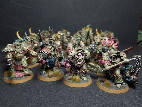 My plague marine fire team for kill team : r/deathguard40k