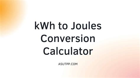 What Is A Joule