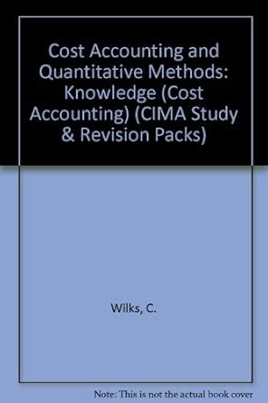 Buy Knowledge (Cost Accounting): Stage 1 (CIMA Study & Revision Packs ...