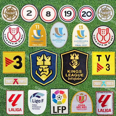 แผ่นสติกเกอร์แพทช์ ลาย Spanish Premier LEAGUE patches 23-24 04-16 ...
