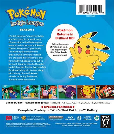 VIZ Media Pokemon: Indigo League - Season 1 (Blu-ray), Viz India | Ubuy