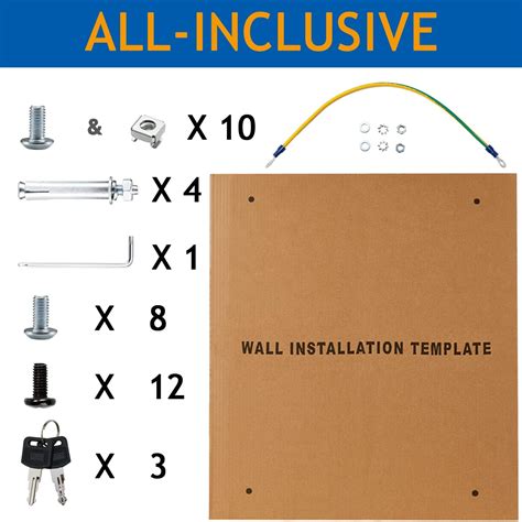 Tedgetal 12U Wall Mount Server Cabinet with Locking India | Ubuy