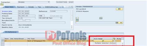 FHR Rent of PO Building Payment Process through SAP - PoTools Blog ...
