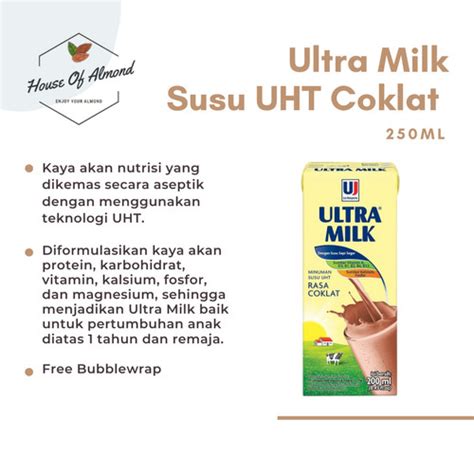 Jual Ultra Milk Susu UHT Rasa Coklat 250ml (1pcs) - Jakarta Selatan ...