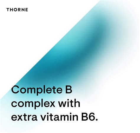 Buy Thorne B-Complex #6 - Vitamin B Complex with Active Forms of ...