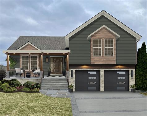 13 Split-Level House Exterior Ideas | brick&batten | Split level house ...