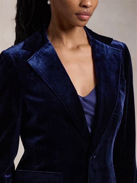 Polo Ralph Lauren Velvet Blazer, Navy